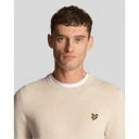 Lyle & Scott Crew Neck Genser Herre Beige Xl