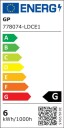 GP Batteries Ledpære Led Mglobe Dim E27 6w
