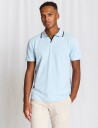 Bruun & Stengade Bs Syros Regular Fit Polo Shirt   Blue   XXL