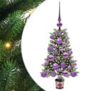  Juletre med 150 LED med stativ grønn 65 cm PE