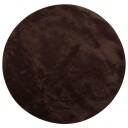 vidaXL Medium Pile Soft and Washable Rug HUARTE Brun Ø 200 CM