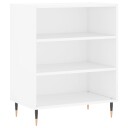 vidaXL Skjenk hvit 57x35x70 cm konstruert tre