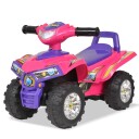 vidaXL Gåbil ATV med lyd og lys rosa og lilla
