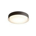 Marset Plaff-On Vegglampe/Taklampe Ø50 IP54 Black LED