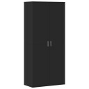  Skoskap svart 80x39x178 cm sponplate