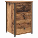  Gammelt Trebord Gammelt Tre MDF Spåntre Metall Medium