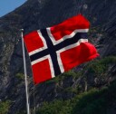 Norsk flagg til flaggstang 7-8 meter - Lengde 250 cm