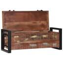  Lagringskasser Brun 80 x 30 x 30 cm Massivt gjenvunnet tre