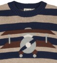 Hust and Claire Genser   HCPelle Airplane   Blues   Hust and Claire   2 år (92)   Genser Beige Blå Brun Marineblå