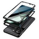 OnePlus 11 Magnetisk Deksel med Herdet Glass Svart