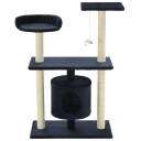 Vidaxl Kloretre Med Klorestolper I Sisal 95 cm Mørkeblå