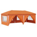 vidaXL Pop up Festtelt 575 x 288 x 245 cm Oransje