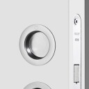 Swedoor Skyvedørsskåler Rund Stainless