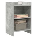  Nattbord 2 pcs Betonggrå 40 x 30 x 60 cm Konstruert tre
