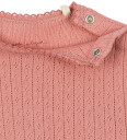Konges Sløjd Body k/e Hullmønster Minnie Rosett 50/56 Kortermet body Rosa 50 56