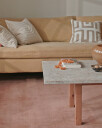 Solid teppe rosa