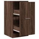  Apotekskap brun eik 40x41x77,5 cm konstruert tre 8721158399915