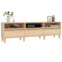 vidaXL TV-benk sonoma eik 150x30x44,5 cm konstruert tre