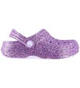 Crocs Purple Moon Classic Lined Chunky Glitter 30 31