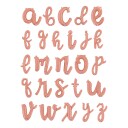 Ballongkungen Bokstavballong Script Roségull Bokstav E 34705RG