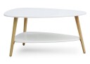 Moderne kaffebord med hyller fra ModernHome Hvit
