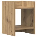 vidaXL Planteholder Artisan eik 30 x 30 x 40 cm Konstruert tre