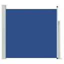 vidaXL Uttrekkbar sidemarkise 170x300 cm blå