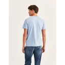 Morris Watson Slub T Shirt Light Blue