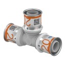Uponor S-Press PPSU T-rør Reduksjon 40-20-40mm