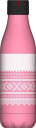 Les Artistes  Bottle Up Marius termoflaske 0,5L rosa/hvit
