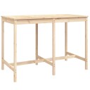 vidaXL Hagebord 159,5x82,5x110 cm heltre furu