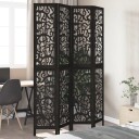  Romdeler 4 paneler svart heltre keisertre 8721012074521