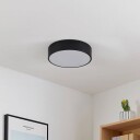 Lindby Simera LED-taklampe, 30 cm, svart