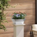  Hagebolle potter 5 stk 35x35x15 cm Rustfritt stål