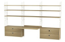 String kontor eik & beige - Kombinasjon F
