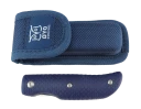 Øyo Namsen Foldbar Fiskekniv 8 cm Blå med Cordura Slire