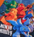 LEGO® Ninjago Genser   LWTano 701   Dark Oransje m. Trykk   LEGO® Wear   6 år (116)   Genser Blå