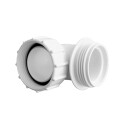 Wavin HepVo 87,5° Vinkeladapter 40mm Plast for Overvanns- og Drensrør