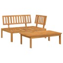  Hagesofa paller 2 stk heltre akasie 365848