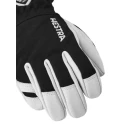 Hestra Army Leather Heli Ski, skihanske junior 3 Svart
