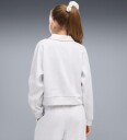 Puma Collegegenser   Classic+ Avslappet Short   White Glow Heath   Puma   16 år (176)   Collegegenser   Hvit