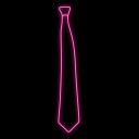 El Wire LED Slips Rosa