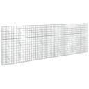 vidaXL Gabion med 3,5 mm tråd og 5x10 cm mesh 450x10x150 cm