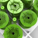 9 Planter FloraCap Vanning-/dreneringssett - m/ 11 l Potter