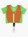 Svømmevest Strooem oransje/limegrønn 15–19 kg
