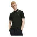 Fred Perry Herre Topper Grønn L,