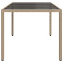 Hage Spisebord Beige 190x90x75 cm Polyrotting
