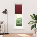  Plisségardin Bordeaux Rød 65x200 cm Stoff Bredde 64,4