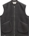 Anerkjendt Akrobin Boiled Wool Gilet   MAGNET   L