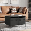  TV-benk svart 68x50x43,5 cm kaldvalset stål 8721102929953